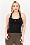 Women Sportswear Fit Padded Training Tank Top, Black