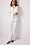 Gold Buttoned Vest Pants Suit - 3