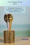 Countertop Cutlery Decorative Vertical Cutlery Cylinder Cutlery Gold Antique Color Model 91 - 4