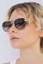Gerda Silver Black Gradient Sunglasses - 4