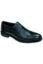 098-Poly Men's Black (40-44) Leather Classic Shoes - 2