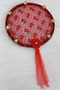 Red Bride Bridesmaid Tefi Lace, 3D Flower Embellished, Wedding Henna Night Circumcision Bride to Be, 1 Piece - 2