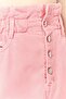 Women Solid Mini Denim Skirt, Peach - 3