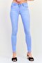 Women Skinny Fit Washed Denim Jeans, Blue
