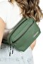 Green Unisex Minimal 21X15X5 cm Waist and Chest Bag - 5