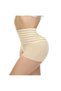 Women's High Waist Tummy and Belly Gathering Skin Color Gathering Boxer Corset - 7