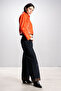 Deri̇club Cardi Women's Cropfit Real Leather Coat Oranj - 6