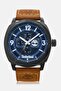 Men TDWGF9001802 Leather Analog Watch 46mm, Brown