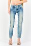 Women Skinny Fit Washed Stretchable Denim, Light Blue