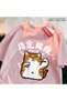 Y2K Vintage T-Shirt Tee Fun Eating Watermelon Cat Print