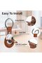 Airtag Case, Leather Airtag Case, Compatible with Pendant, with Keychain, Waterproof, Premium Quality - 4