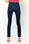 Women Skinny Fit Washed Stretchable Denim Jeans, Navy - 3
