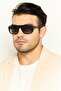 Men GU0012402B59 Gradient Aviator Sunglasses, Black - 2