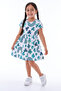 3 Pieces 3-Piece Printed Lycra Girl's Dress - 3