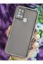 Samsung Galaxy A21S Compatible Shockproof Matte Brown Case with Corner Support - 3