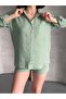 Women's Linen Look Summer Shirt Shorts Two-Piece Set - 3
