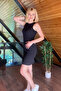 Cool Bodycon Body Hugging Basic Ribbed Plain Camisole Sleeveless Black Dress - 3