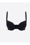 New Season Sparkling Pieces from Esvab Black Underwire Non-Padded Plain T-Shirt Bra
