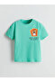 Original Oval Collar Printed Boys' T-Shirt 3-Pack - 3