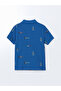 Nevavm Polo Collar Printed Boys' Pique T-Shirt with a Difference - 2