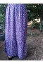 Elastic Waist Ruffled, Button Detailed Crispy Floral Viscose Push Skirt36-44Size - 3