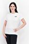 Women Sportswear Fit Brand Logo Training T-Shirts, White