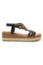 25Y171 36/41 Women's Wedge Jute Sole Stone Sandals, Narrow Fit, Choose 1 Size Larger - 5