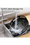 Round rack, rotating wrought iron rack, kitchen countertop, multi-layer turntable, storage rack - 5