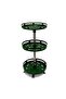 Round rack, rotating wrought iron rack, kitchen countertop, multi-layer turntable, storage rack
