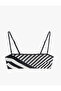 Striped Strapless Bikini Top