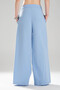 Women's Fold Detailed Design Wide Leg Trousers - 3