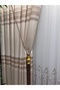 Samandağ Cream Ft614286 V-101 1/3 Fine Plied Background Curtain Apm - 8