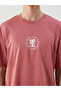 Crew Neck Printed Combed Cotton Men's T-Shirt - 3