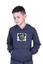 Boy's Sweatshirt with Hood and Kangaroo Pocket Bear Print - 2