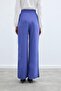 Pleated Crepe Trousers - Purple - 8
