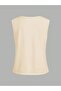 Printed Oversize Sleeveless V-Neck T-Shirt Casual Boyfirend - 2