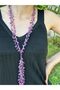 Beadwork Women's Long Necklace 50 cm - 3