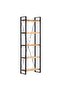 5-Tier Bookcase 60x30x180 cm Solid Mango Wood - 7