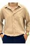Men's New Season Long Sleeve Shirt Regular Fit Does Not Sweat and Does Not Show Belly - 3