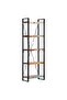 5-Tier Bookcase 60x30x180 cm Solid Reclaimed Wood - 6
