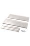 2-Tier Floating Wall Shelf Stainless Steel 100x30 cm - 4