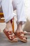 Women's Genuine Leather Extra Comfortable Double Buckle Slippers - 2
