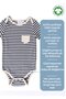 Organic Short Sleeve Striped Baby Boy Body
