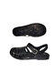 Gabi Plastic Transparent Buckle Black Women's Sandals - 5
