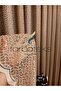 Mink Leopard Pattern Modern 2 Layer Pleated Tulle Curtain - 2