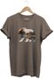 Hunting Camping Nature and Shed Bear Printed 100% Cotton Regular Fit T-Shirt