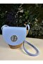 Lara Leather Stylish Design Accessory Detailed Straw, Front Detailed Crossbody Bag, Casual Style - 5