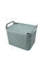 Urban Rectangular Store Basket with Lid Medium