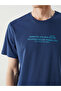 Nevavm Oval Collar Printed Combed Cotton Men's T-Shirt - 3