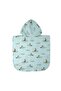 Children's Poncho Muslin, Hedgehog Pattern, 100% Cotton, Beach / Bath Muslin, up to 10 Years Old - 3